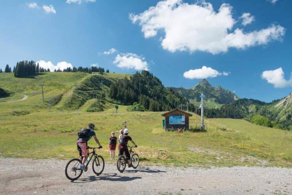 Les Cimes, Chaleureux Studio 4 Pers, 50M Du Telecabine, Vue Degagee Sur Les Pistes, Draps Non Compris Saint-Jean-dʼAulps Εξωτερικό φωτογραφία