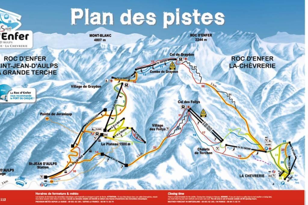 Les Cimes, Chaleureux Studio 4 Pers, 50M Du Telecabine, Vue Degagee Sur Les Pistes, Draps Non Compris Saint-Jean-dʼAulps Εξωτερικό φωτογραφία